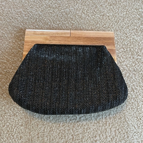 Palome Clutch - Bag - Purse - Color: Black - Picture 2 of 6